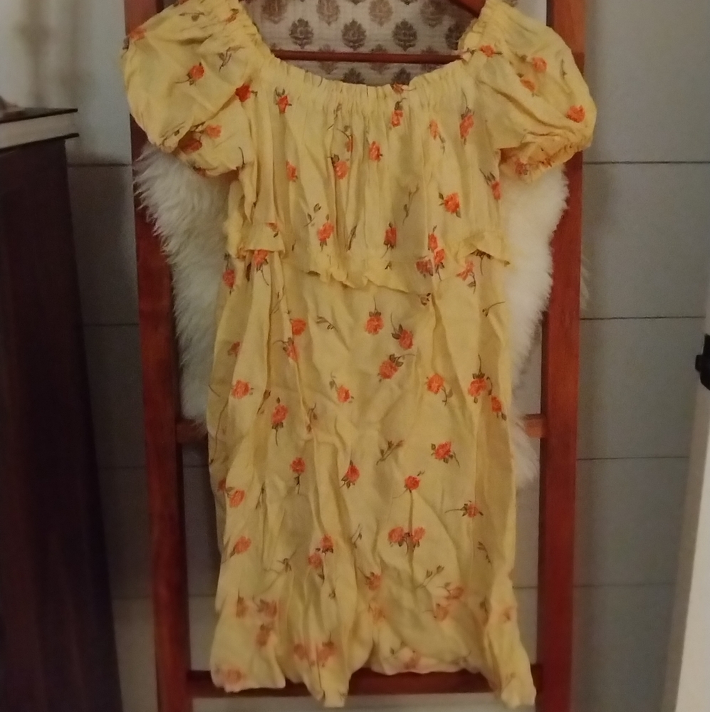 Flynn Skye Floral Puffed Sleeve Dress